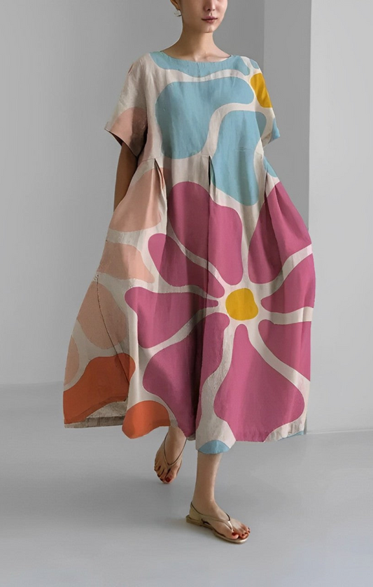LB | Sukienka maxi Malina