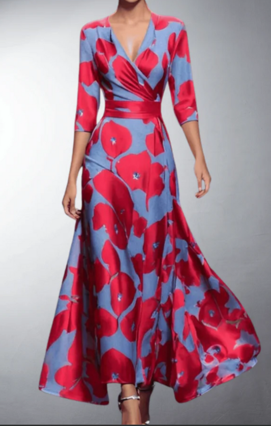 LB | Kwiatowa sukienka maxi Flora