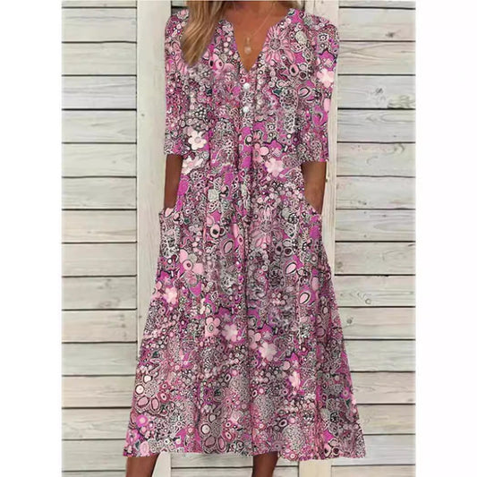 LB | Sukienka midi Silker
