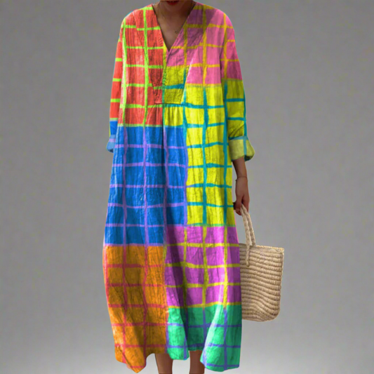 LB | Maxi Dress Siatka wibracyjna