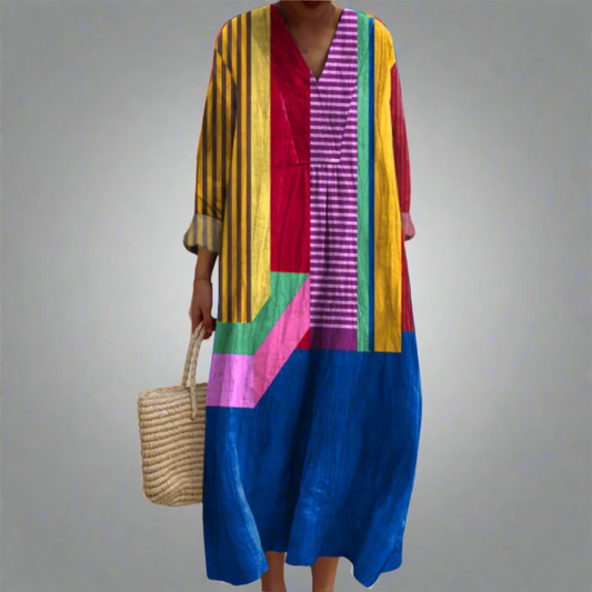 LB | Colour Block Breezy Maxi-dress