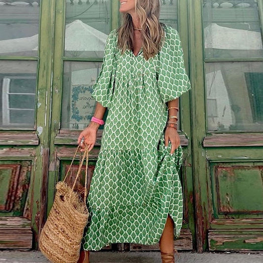 LB | "Simone" designerska sukienka maxi