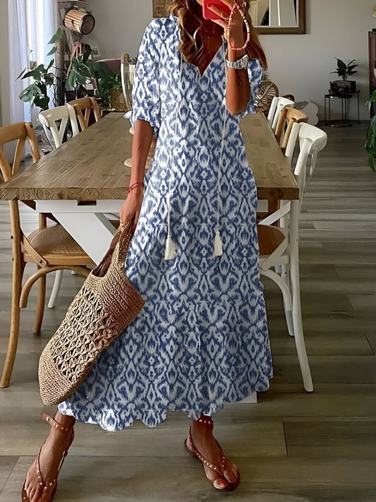 LB | Czeska sukienka maxi